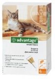 Капли для кошек Bayer Advantage 40К до 4 кг.
